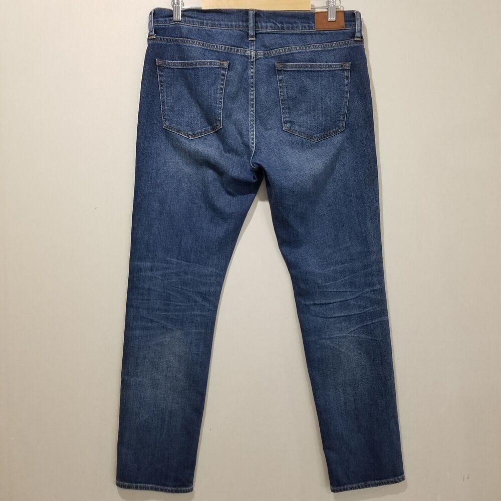 J. Crew Jeans Mens 33x32 484 Slim-fit in stretch broken-in Japanese denim J5026 - Picture 2 of 12